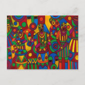 Het festival van Emeka. Briefkaart (Voorkant)