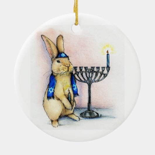 Het festival van Lights Keramisch Ornament (Achterkant)