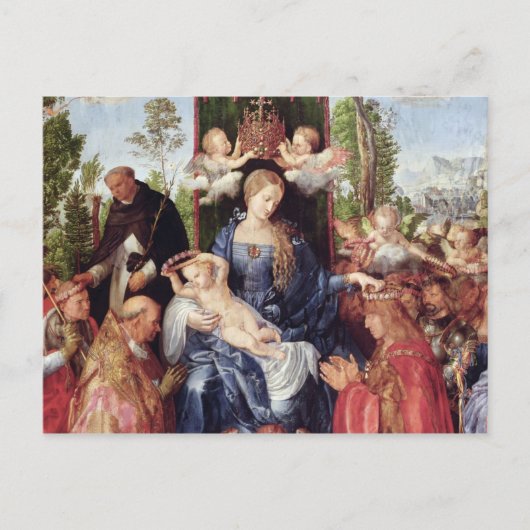 Het festival van Rosary, 1506 Briefkaart (Voorkant)