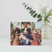 Het festival van Rosary, 1506 Briefkaart (Staand voorkant)