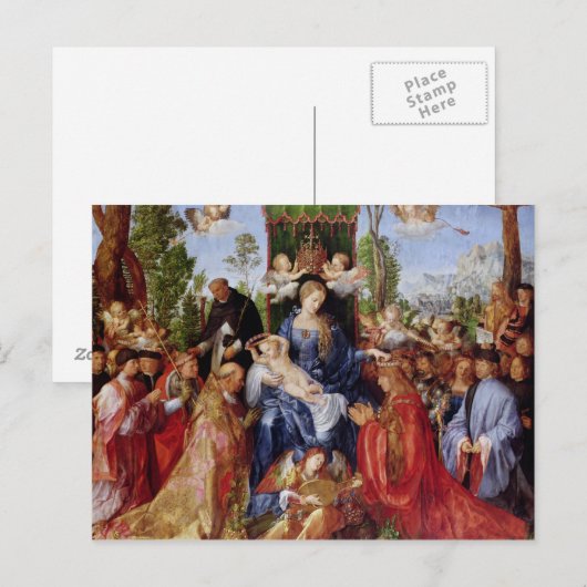 Het festival van Rosary, 1506 Briefkaart (Voorkant / Achterkant)