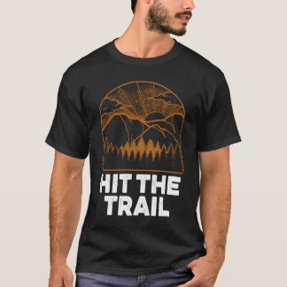 Het fietsen van het verkenningskamp Hiker Camper U T-shirt