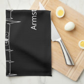 Het fietsleven, Aanpasbare Hartslag Theedoek (Quarter Fold)