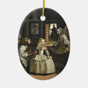 Het Fijne Art. van Meninas Diego Velázquez van La Keramisch Ornament