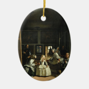Het Fijne Art. van Meninas Diego Velázquez van La Keramisch Ornament