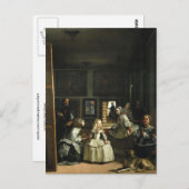 Het Fijne Art. van Meninas Diego Velázquez van Las Briefkaart (Voorkant / Achterkant)