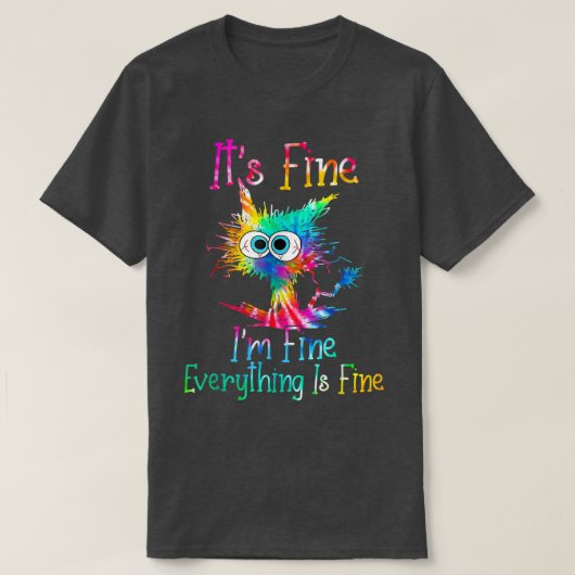 Het fijne is dat alles prima is... mooie Stropdas. T-shirt (Design voorkant)