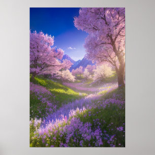 Het fijne karwei van Sakura Trees Poster