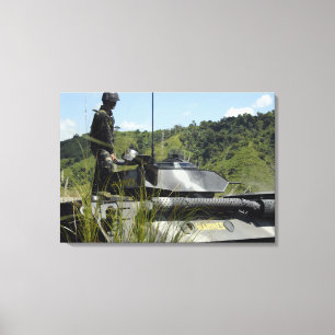 Het Filipijnse marinespect landingsteam Canvas Afdruk