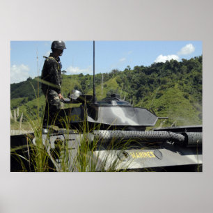 Het Filipijnse marinespect landingsteam Poster