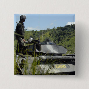 Het Filipijnse marinespect landingsteam Vierkante Button 5,1 Cm