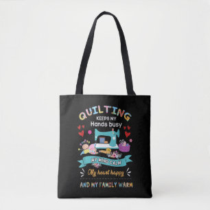 Het filteren houdt mijn handen bezig Mijn geest Mi Tote Bag