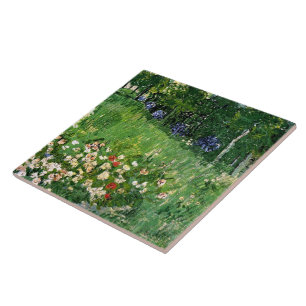 Het Fine Art. van de Tuin van Daubigny Van Gogh Tegeltje