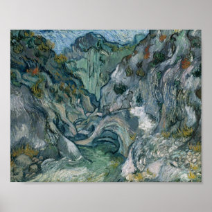 Het Fine Art. van Les Peiroulets Ravine Van Gogh Poster