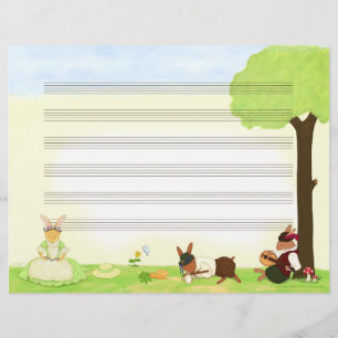 Het Fine Day Music Manuscript Paper