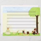 Het Fine Day Music Manuscript Paper (Voorkant / Achterkant)