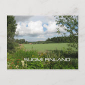 Het Finse platteland Briefkaart (Voorkant)