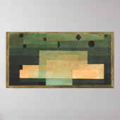 Het Firmament boven de Tempel, Paul Klee Art Poster (Voorkant)