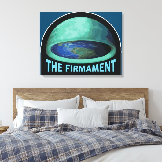Het Firmament Canvas drukken (Insitu (Slaapkamer))