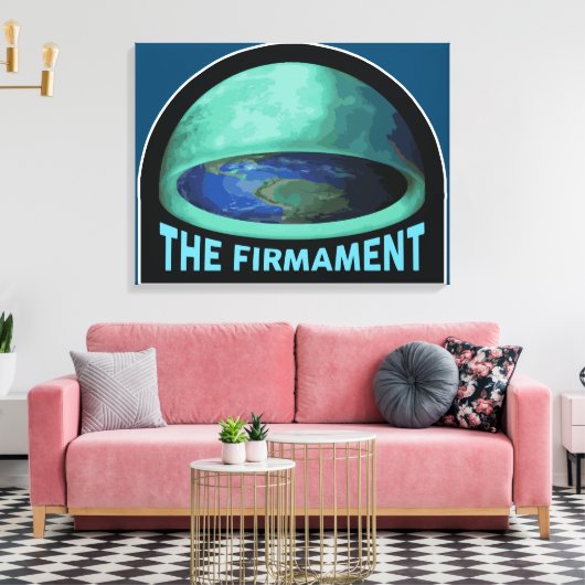 Het Firmament Canvas drukken (Insitu (Woonkamer))