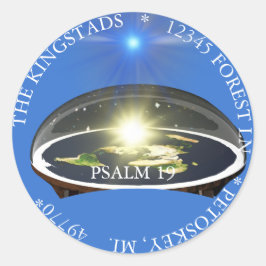 HET FIRMATIESCHRIPTUUR RONDE STICKER