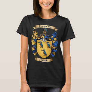 Het Fisher familiewapen T-shirt