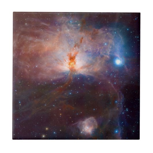 Het Flame Nebula NGC 2024 Star Forming Region Tegeltje (Voorkant)