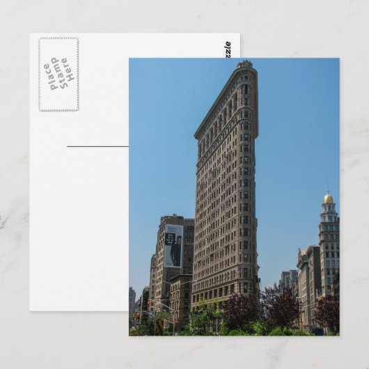 Het Flatiron Building, NYC - Briefkaart (Voorkant / Achterkant)