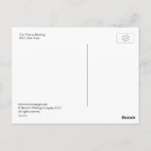 Het Flatiron-gebouw Briefkaart (Achterkant)