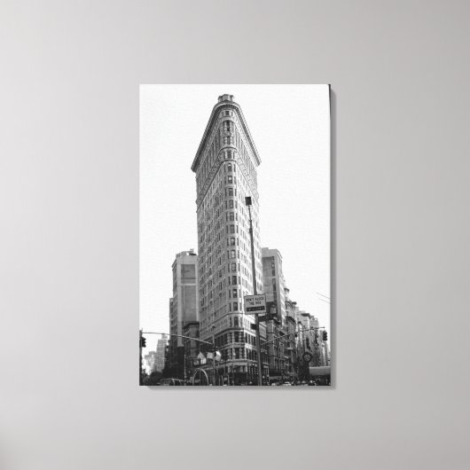 Het Flatiron-gebouw (foto) Canvas Afdruk (Voorkant)