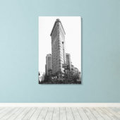 Het Flatiron-gebouw (foto) Canvas Afdruk (Insitu (Houten vloer))