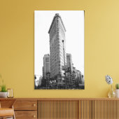Het Flatiron-gebouw (foto) Canvas Afdruk (Insitu (Woonkamer))