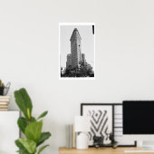 Het Flatiron-gebouw (foto) Poster (Thuiskantoor)