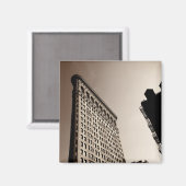 Het Flatiron-gebouw - Klassieke New York City Magneet (Voorkant / Achterkant)