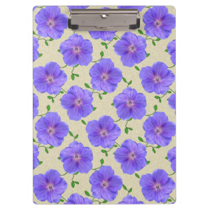 Het flesseninkpatroon van de tuin blauw op om het klembord