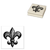 Het Fleur de Lis Rubberstempel (Gestempeld)