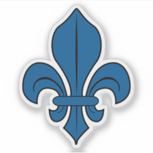 Het Fleur-de-lis symbool, Montreal vlag, Canada Sticker