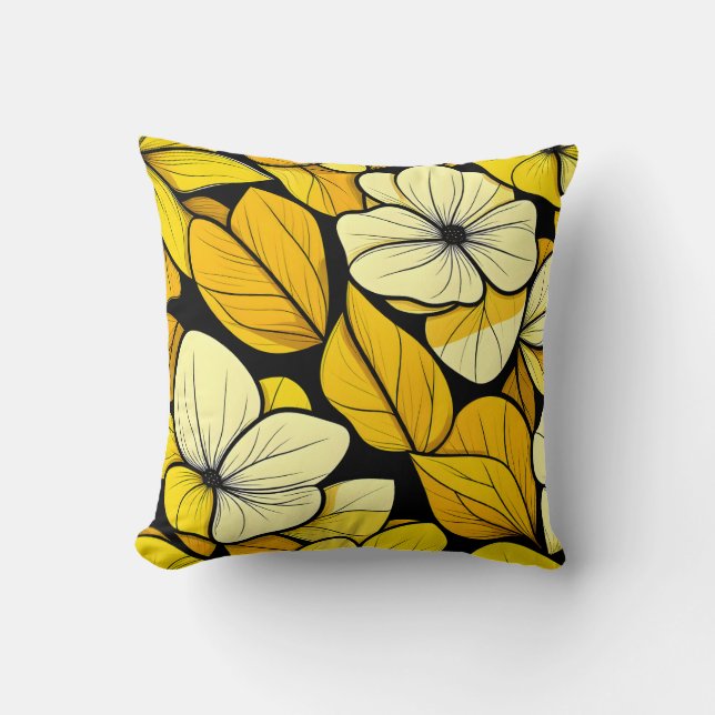 Het Floral Harmony Kussen (Voorkant)
