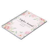 Het Floral Persoonlijke Dagboek van de Manuscript  Notitieboek (Linkerzijde)