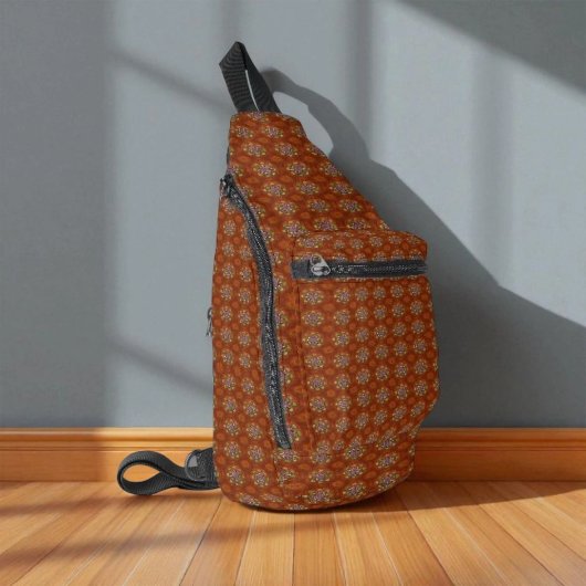 Het Floral Red van Squire Manipur Mandala Sling Bag