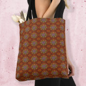 Het Floral Red van Squire Manipur Mandala Tote Bag