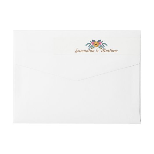 Het Floral Wreath White Wedding Collectie (Achterkant)