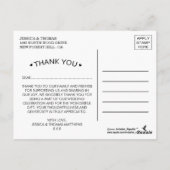 Het Floral Wreath White Wedding Collectie Briefkaart (Achterkant)