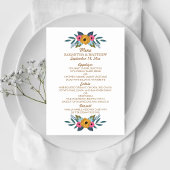 Het Floral Wreath White Wedding Collectie Menu