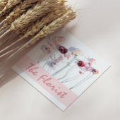 Het Florist Professional Square-Visitekaartje Vierkante Visitekaartje