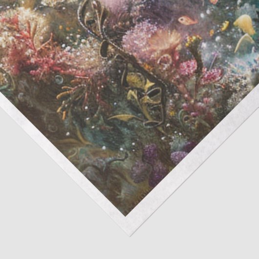 Het fluisteren van de wateren tissuepapier (Detail)