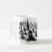 Het fluisterende kerkhof koffiemok (Voorkant links)