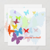 Het fluiten langs... Birthday Party Kaart (Voorkant / Achterkant)