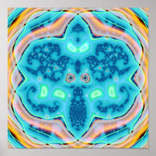 Het Flukish One (12 x 12 inch) Art Print Poster