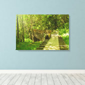 Het Flume Trail Canvas Afdruk (Insitu (Houten vloer))